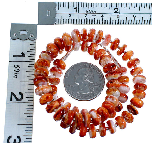 Sterling Silver And Oyster Shell Bead Necklace RX114820